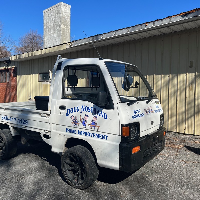 Mini Truck Lettered for Doug Nostrand