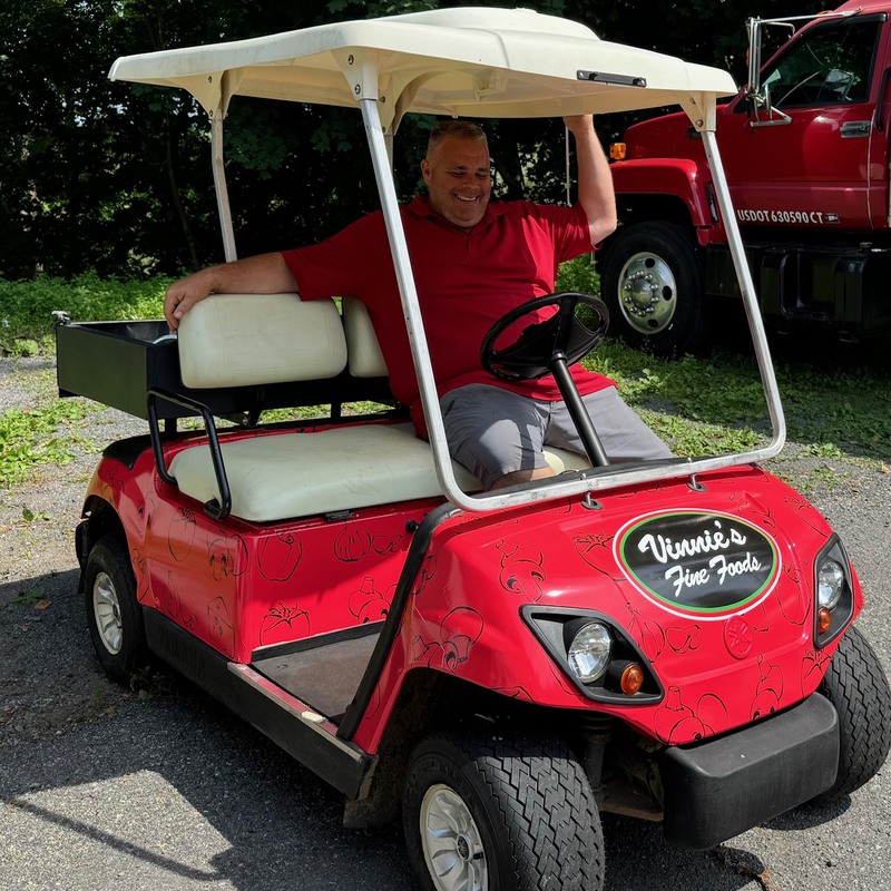 Golf Cart Wrap for Vinnies Fine Foods